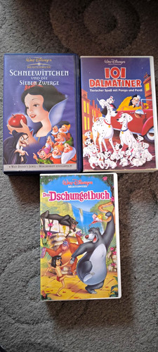 Walt disney vhs konvolut - walt, 3